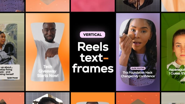 Vertical Reels Text Frames（331464）-技能树